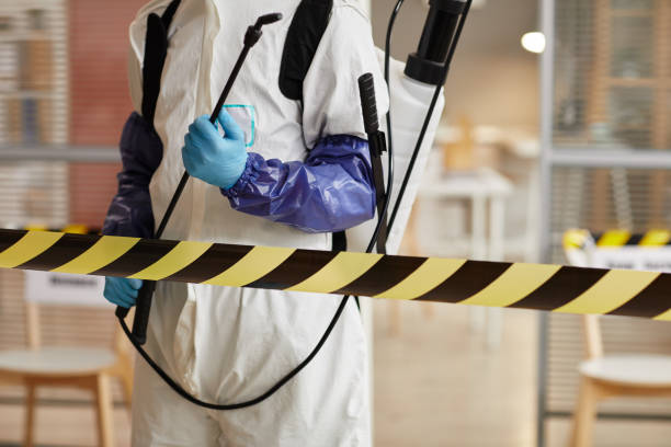 Professional Biohazard Cleanup technician working in Budd Lake, NJ
